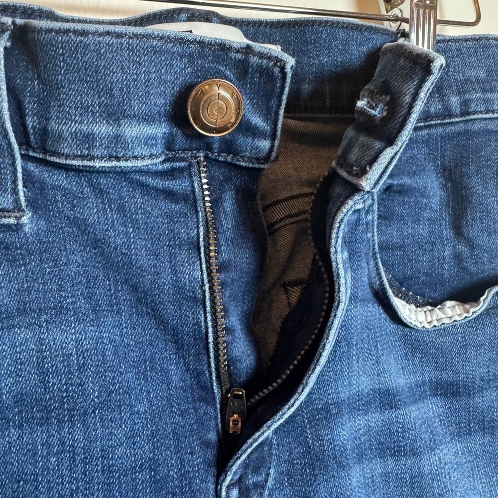 AYR The Chiller Skinny Jeans Womens 31x26 Dark Wash Blue High Rise Made in USA - Picture 2 of 6